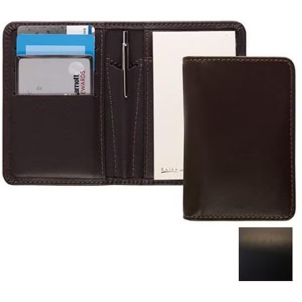 Card Note Case with Pen Black, Raika, Mfr#: SF 128 BLK
